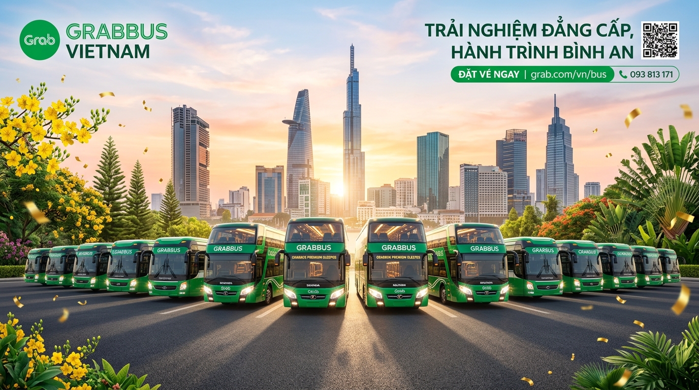 GrabBus Vietnam Fleet - Đội xe công nghệ cao cấp